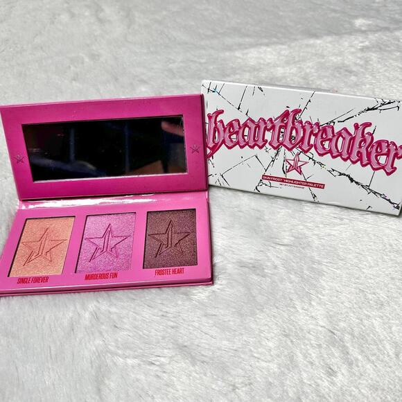 NIB Jeffree Star Heartbreaker Skin Frost Highlighter Palette 3x7g - Picture 1 of 8